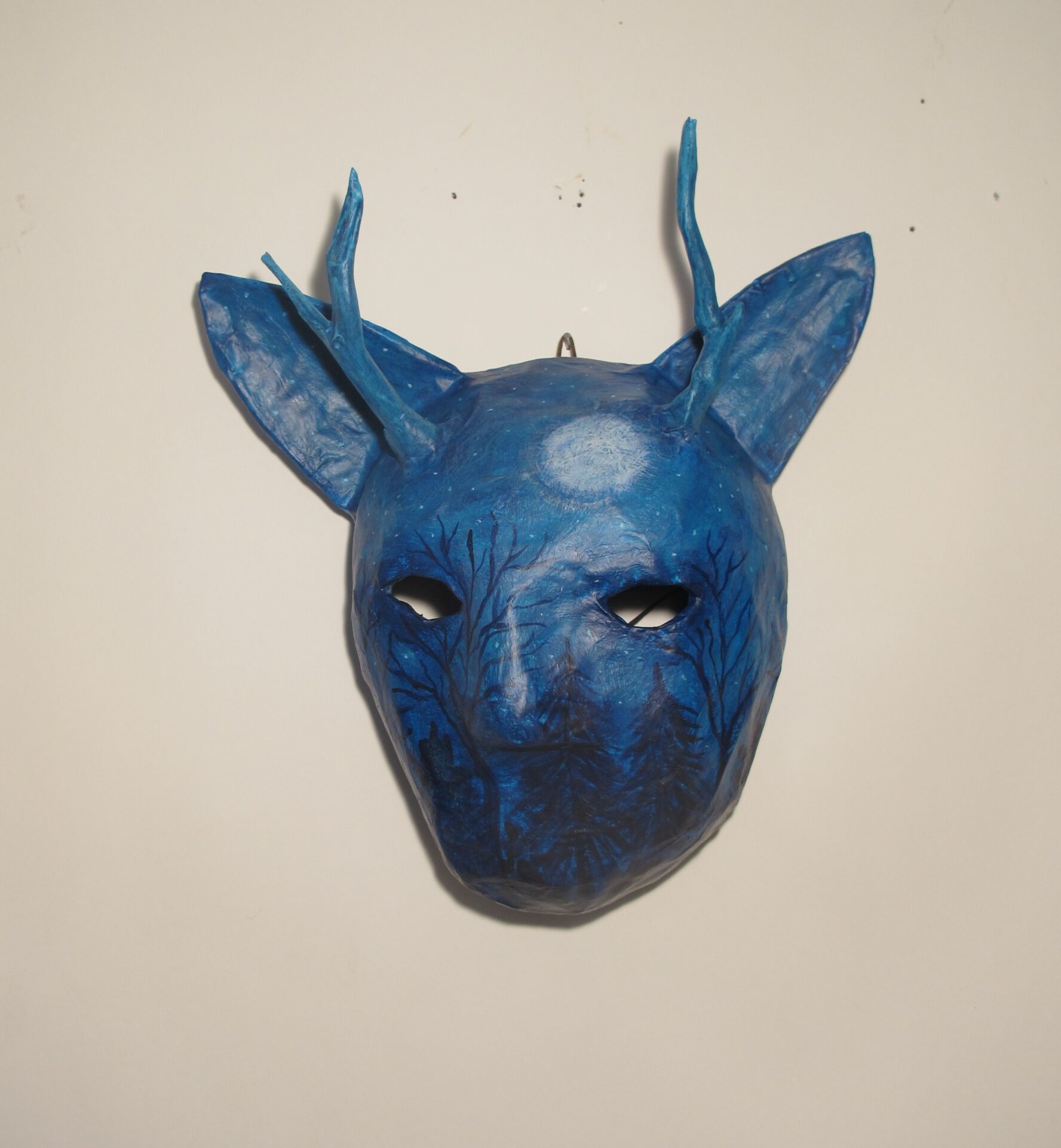 Papier Mache, Twigs, Acrylic - 12H x 8W x 5D - 2021 - Collection of Don Tuski