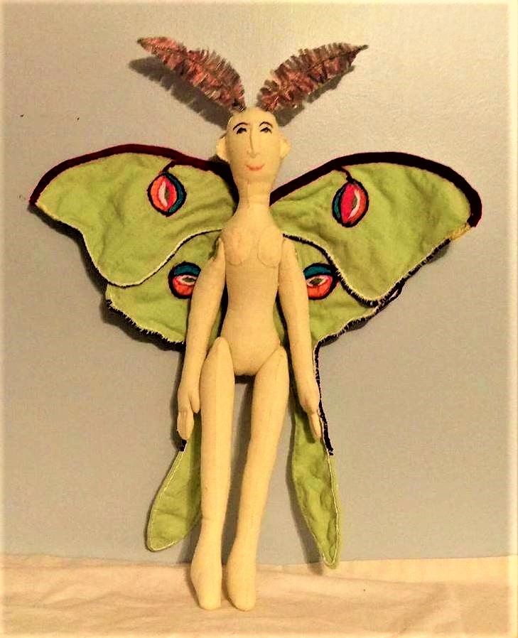 Luna Moth Doll 2017