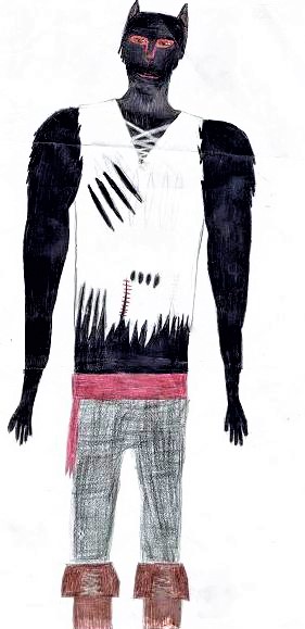 Wolfman drawing 2017